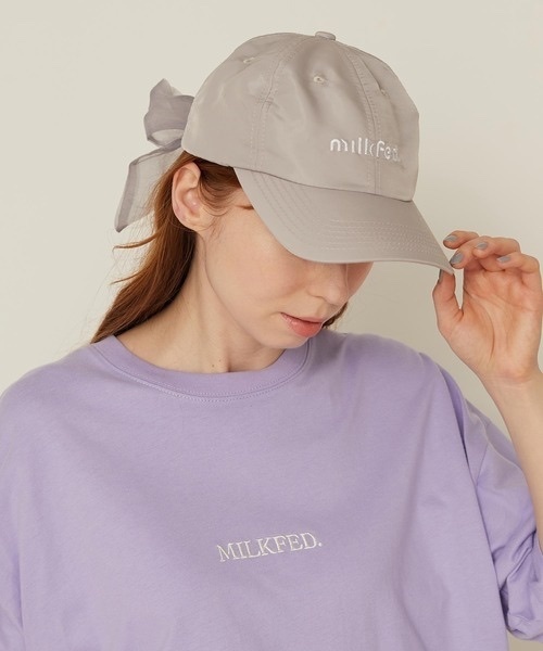MILKFED. / BACK RIBBON CAP