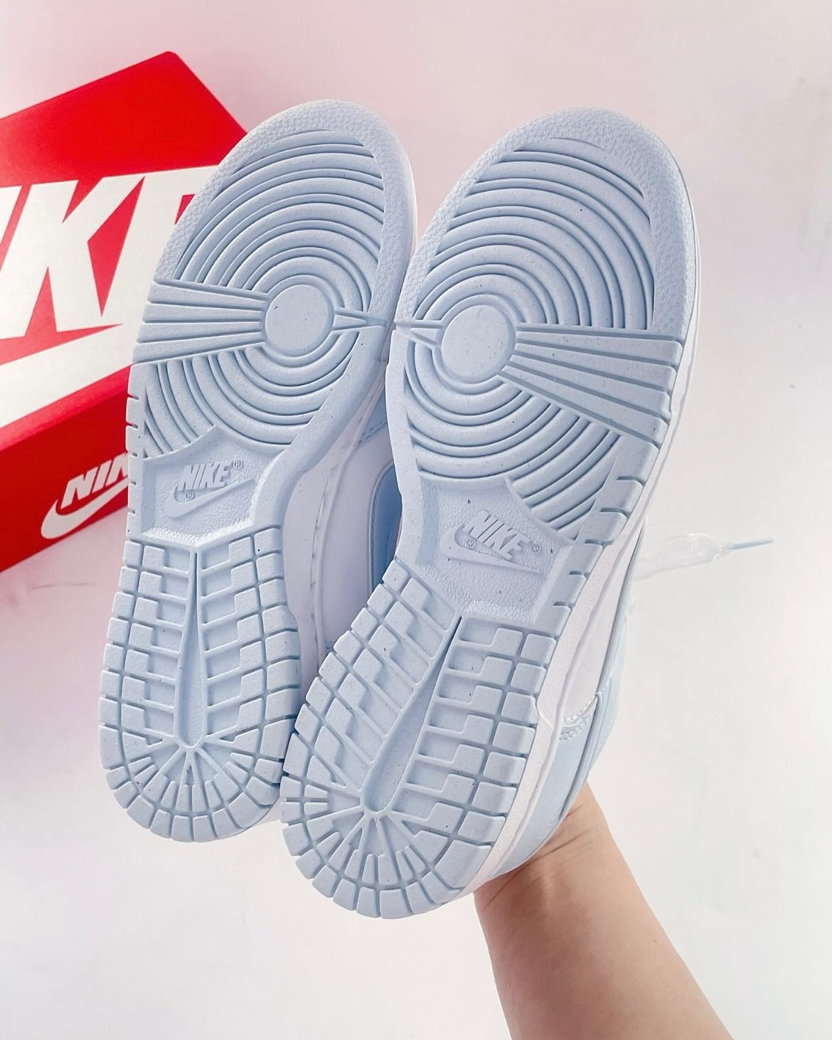 NIKE DUNK LOW 寶寶藍 絲綢緞帶 冰川藍