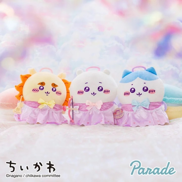 iSNEAKERS｜日本 Chiikawa 吉伊卡哇 天使系列 景品 娃娃 吉伊 小八 獅薩