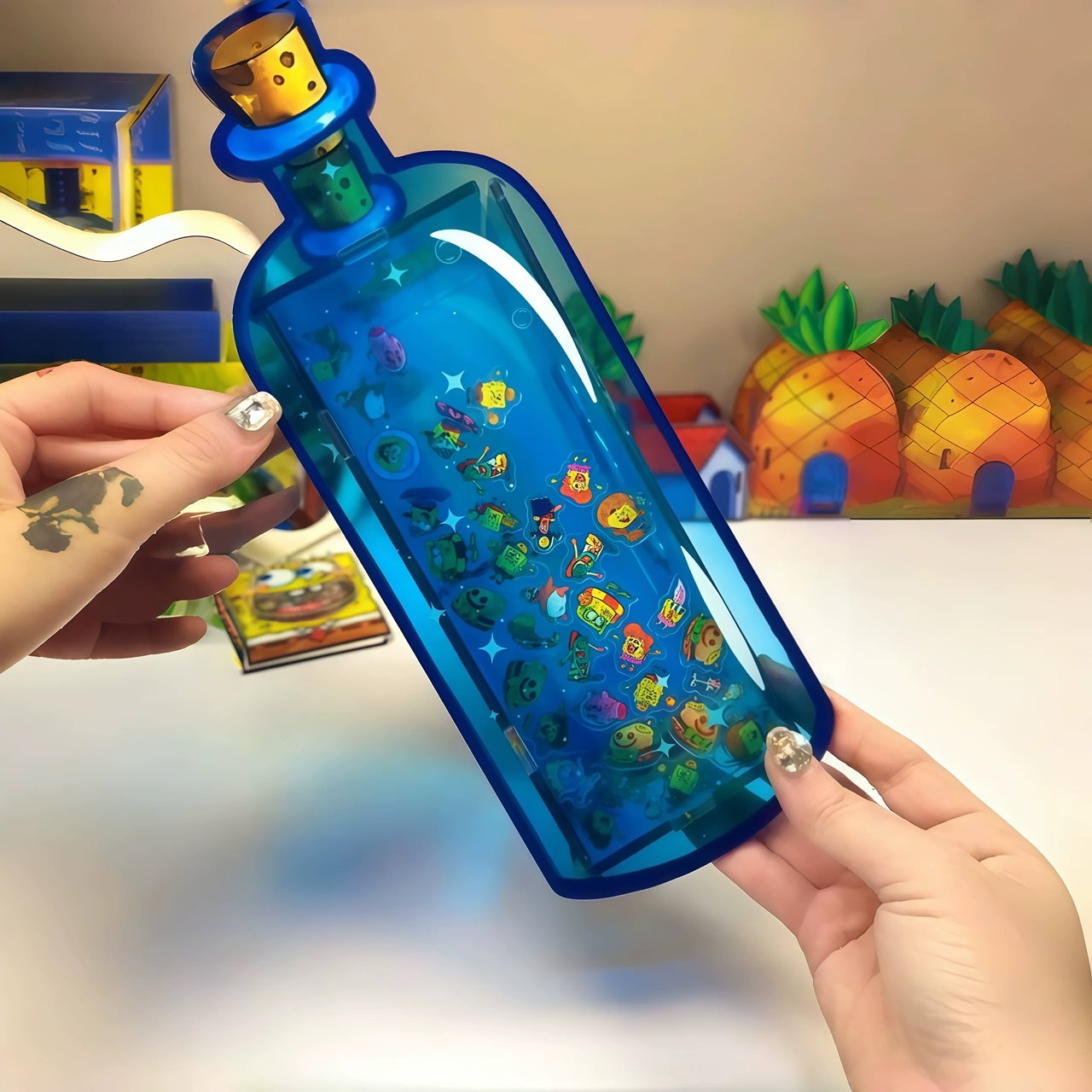 <一個免運費>海綿寶寶面紙盒