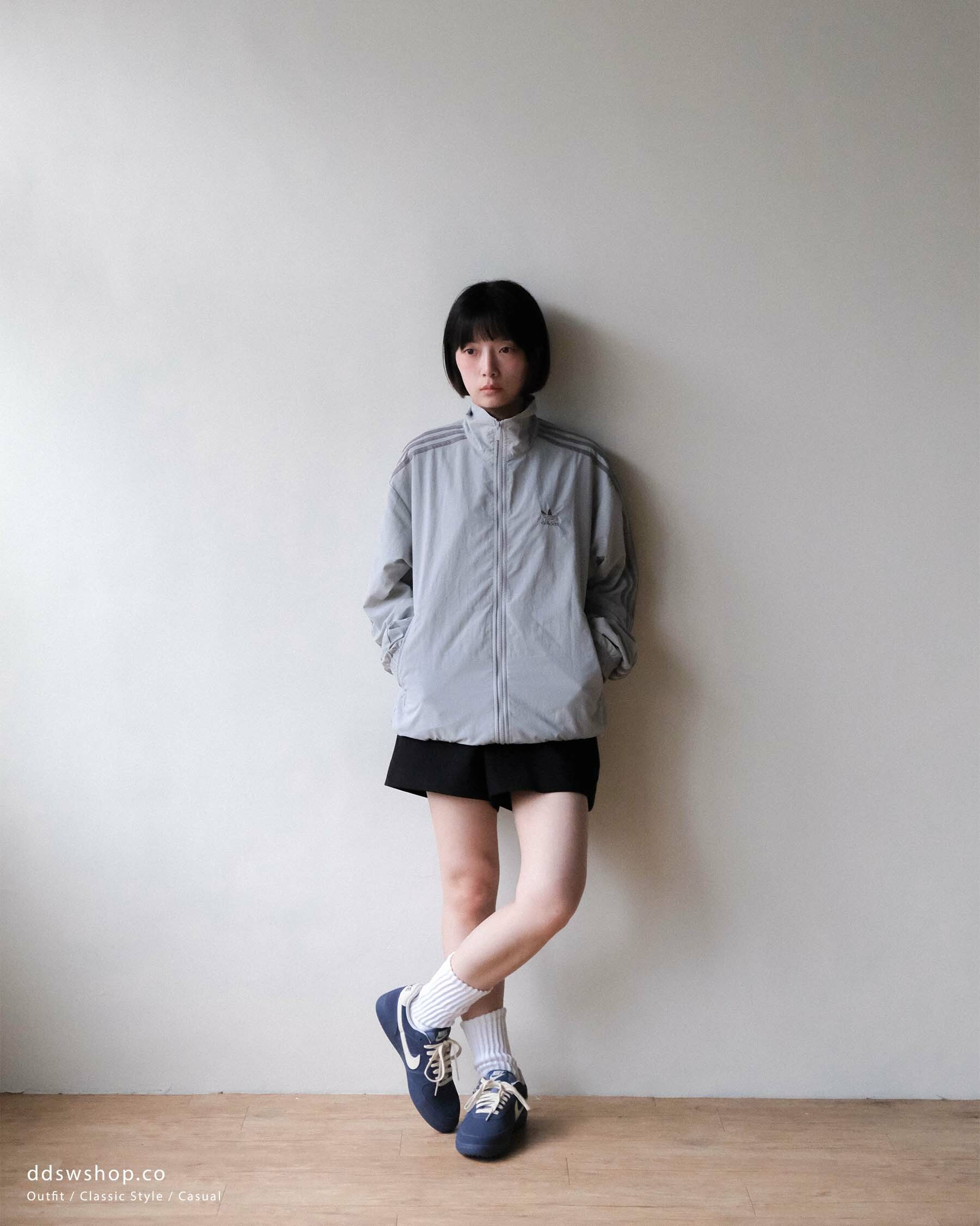 "代購+現貨" ADIDAS ORIGINALS 太空灰立領 男款外套