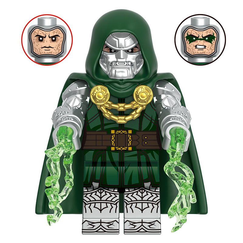 Doctor Doom Custom Minifigures Minifigs Fit Lego G0141 GH0307