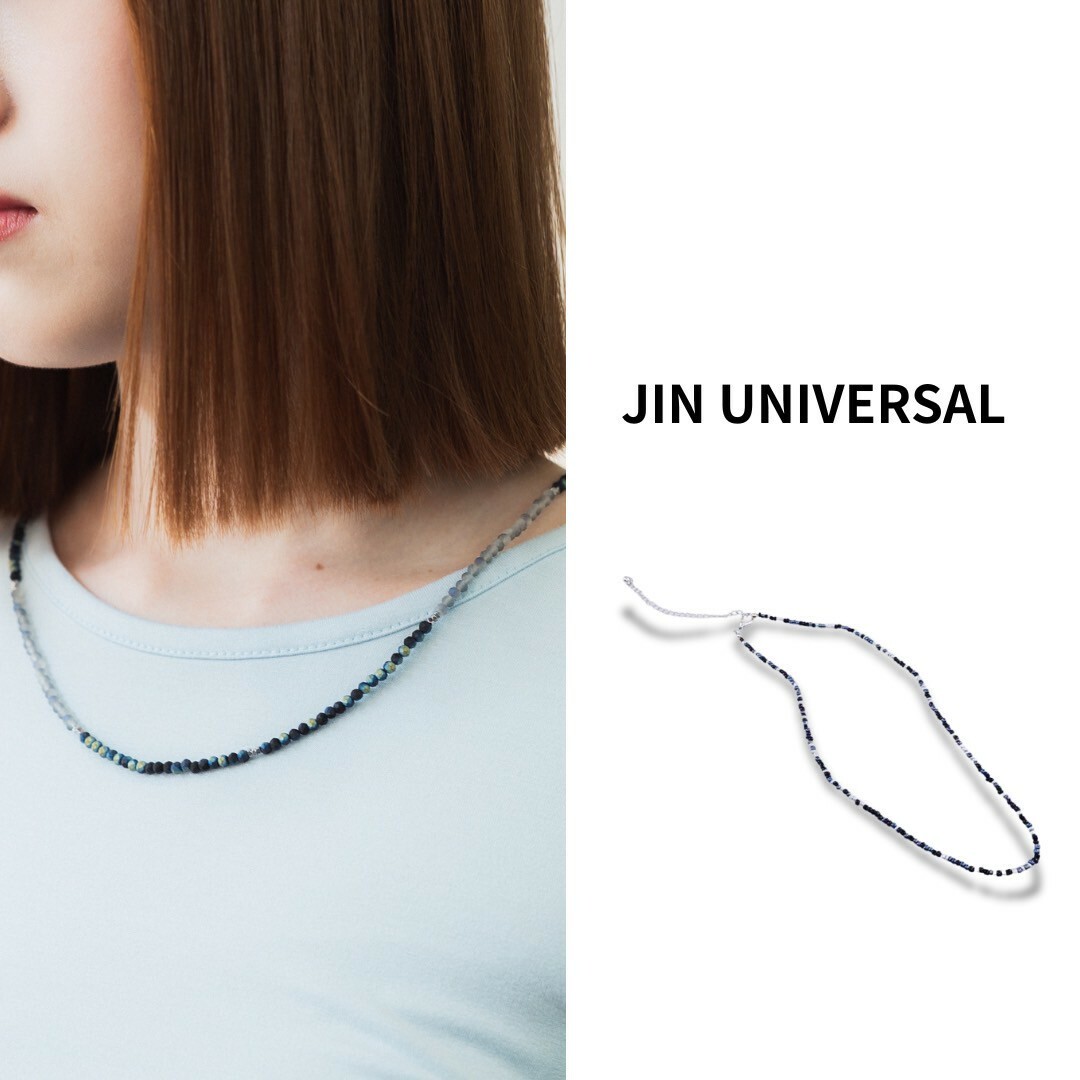 JIN UNIVERSAL霧面藍黑曜石串珠