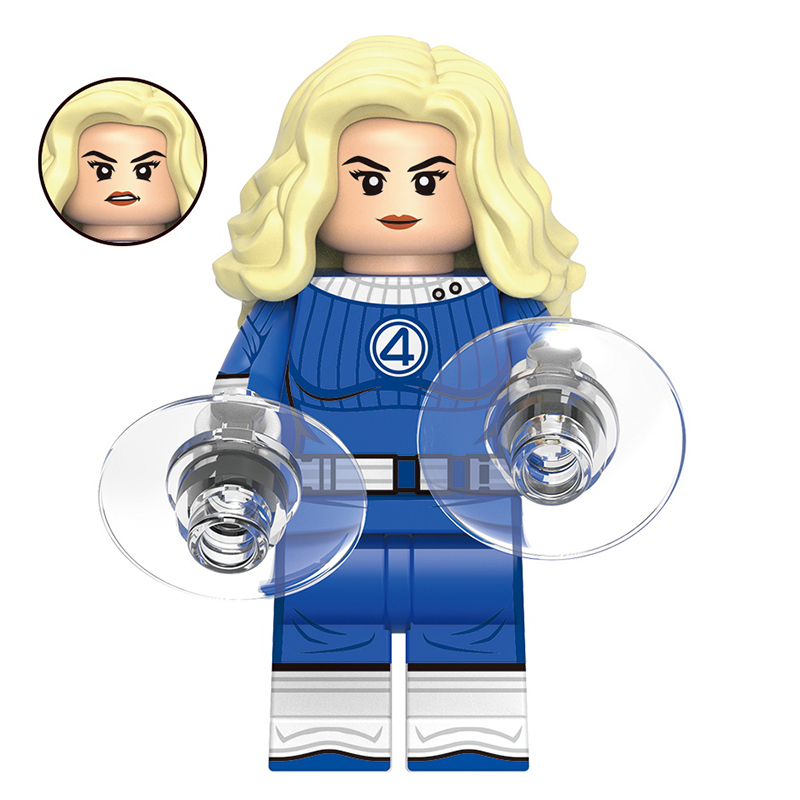 The Fantastic Four Invisible Woman Custom Minifigures Minifigs Fit Lego G0141 GH0310