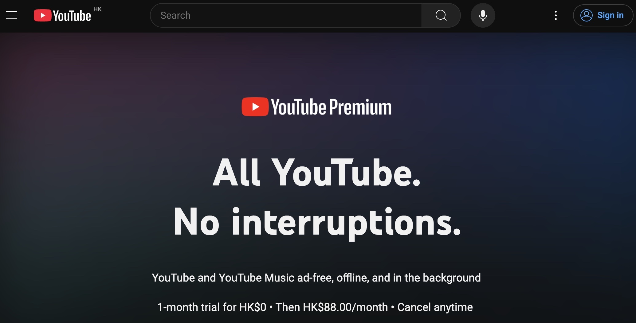 YouTube Premium VPN-1