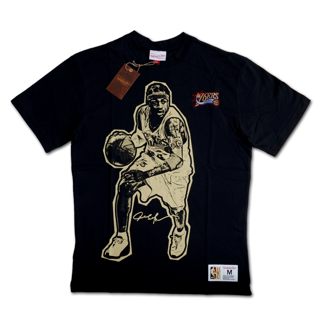 Mitchell & Ness 費城76人隊 Allen Iverson Blockbuster 高磅數 寬版 T-Shirt