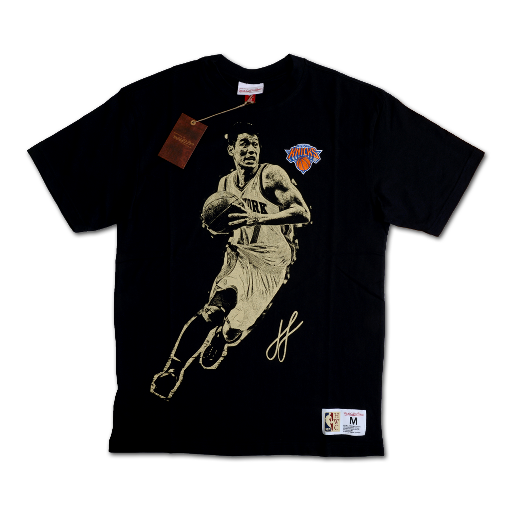 Mitchell & Ness New York Knicks Jeremy Lin Blockbuster T-Shirt