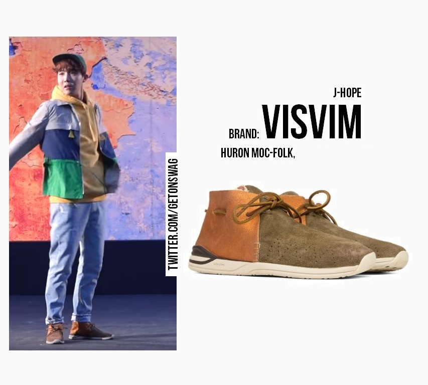 VISVIM HURON MOC FOLK - BEIGE SIZE 9 PRE ORDER ITEM (預訂中)
