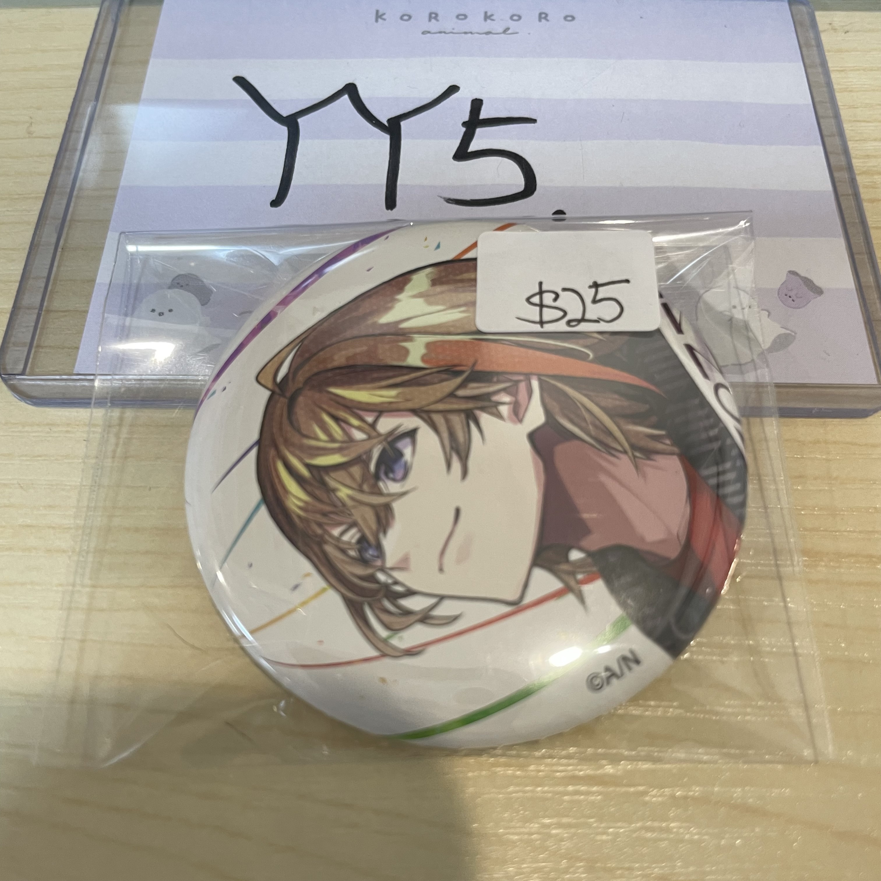 彩虹社 風樂 襟章 #YY5