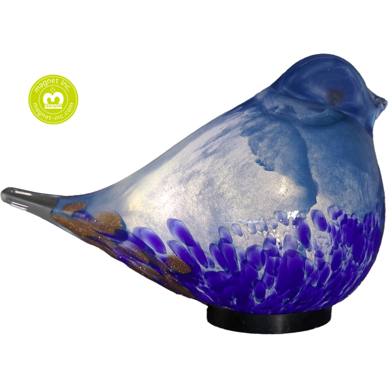日本 magnet Healing Bird 玻璃鳥燈【海洋藍】