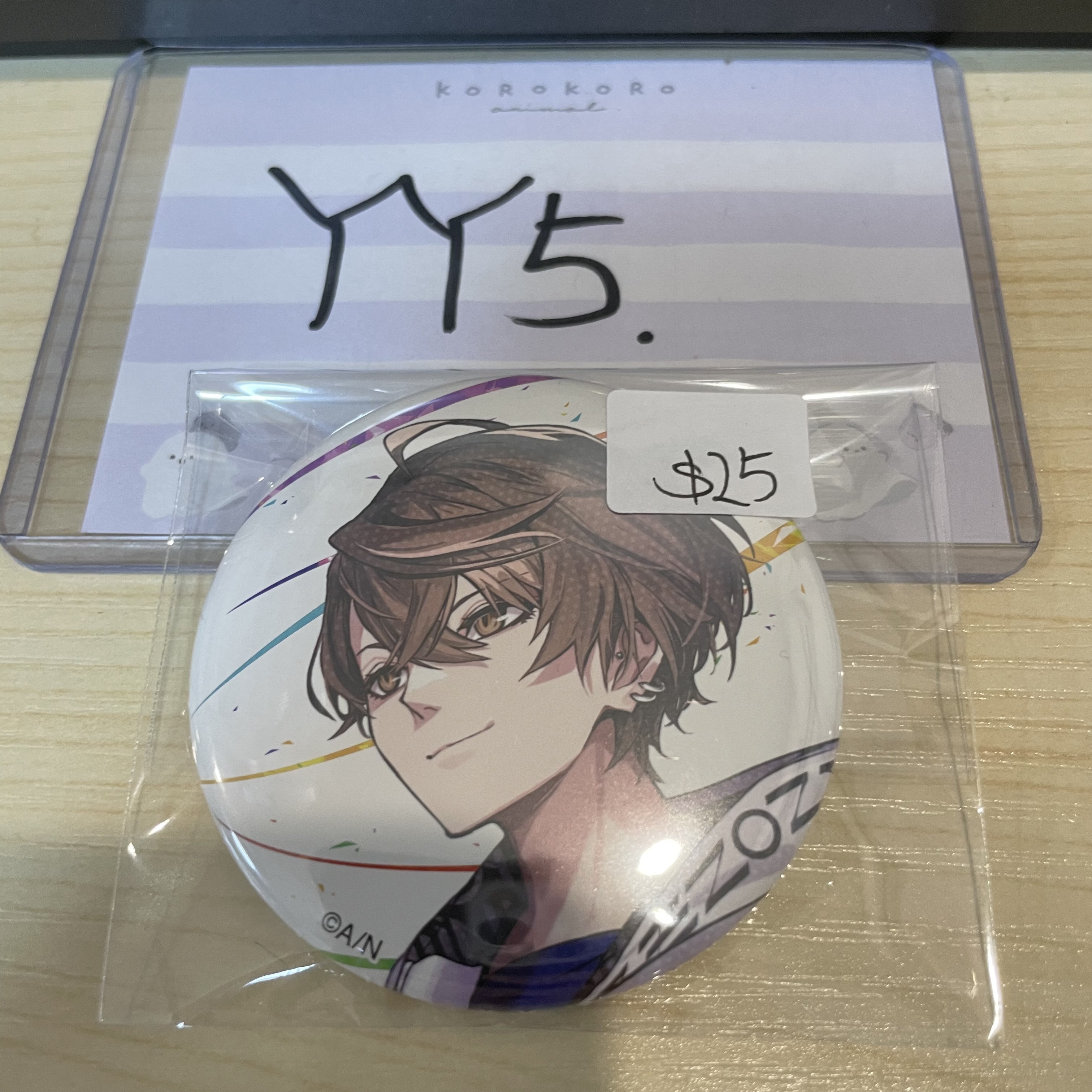 彩虹社 加賀美 襟章 #YY5