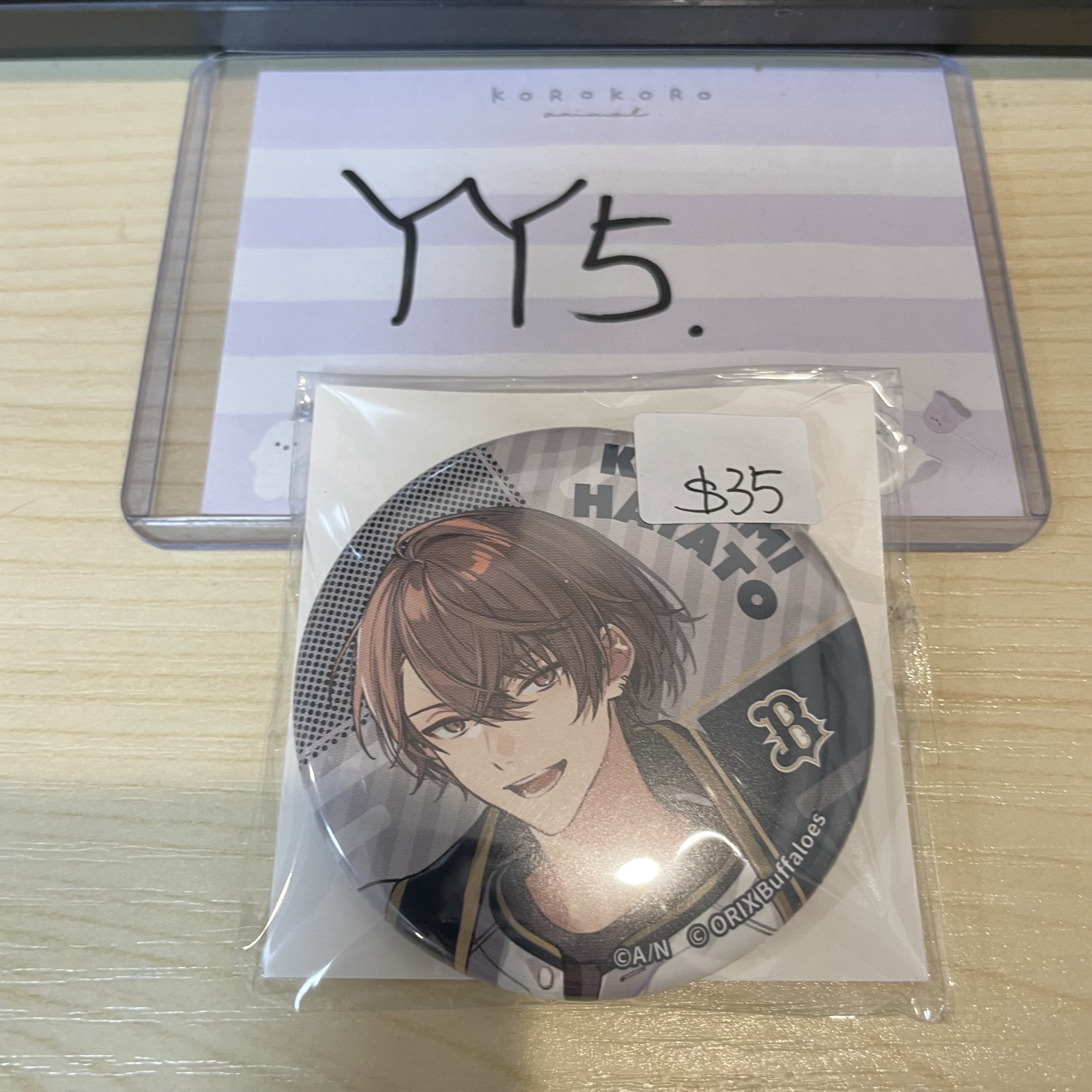 彩虹社 加賀美 襟章 #YY5