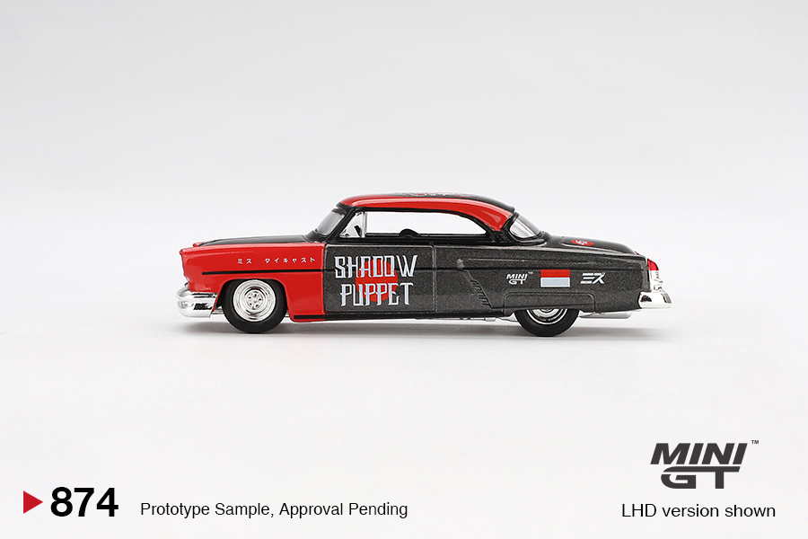 Mini GT 1/64 Lincoln Capri Hot Rod 1954 "Shadow Puppet" MINI GT x MIZU Diecast 2024