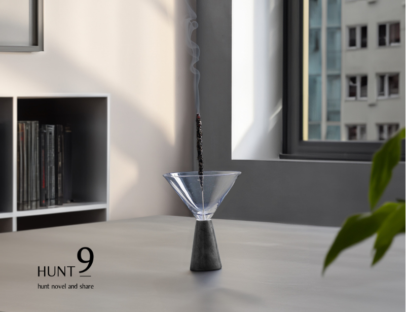 日本 HUNT9 Alle a te WonderMarble 線香爐【Nero】