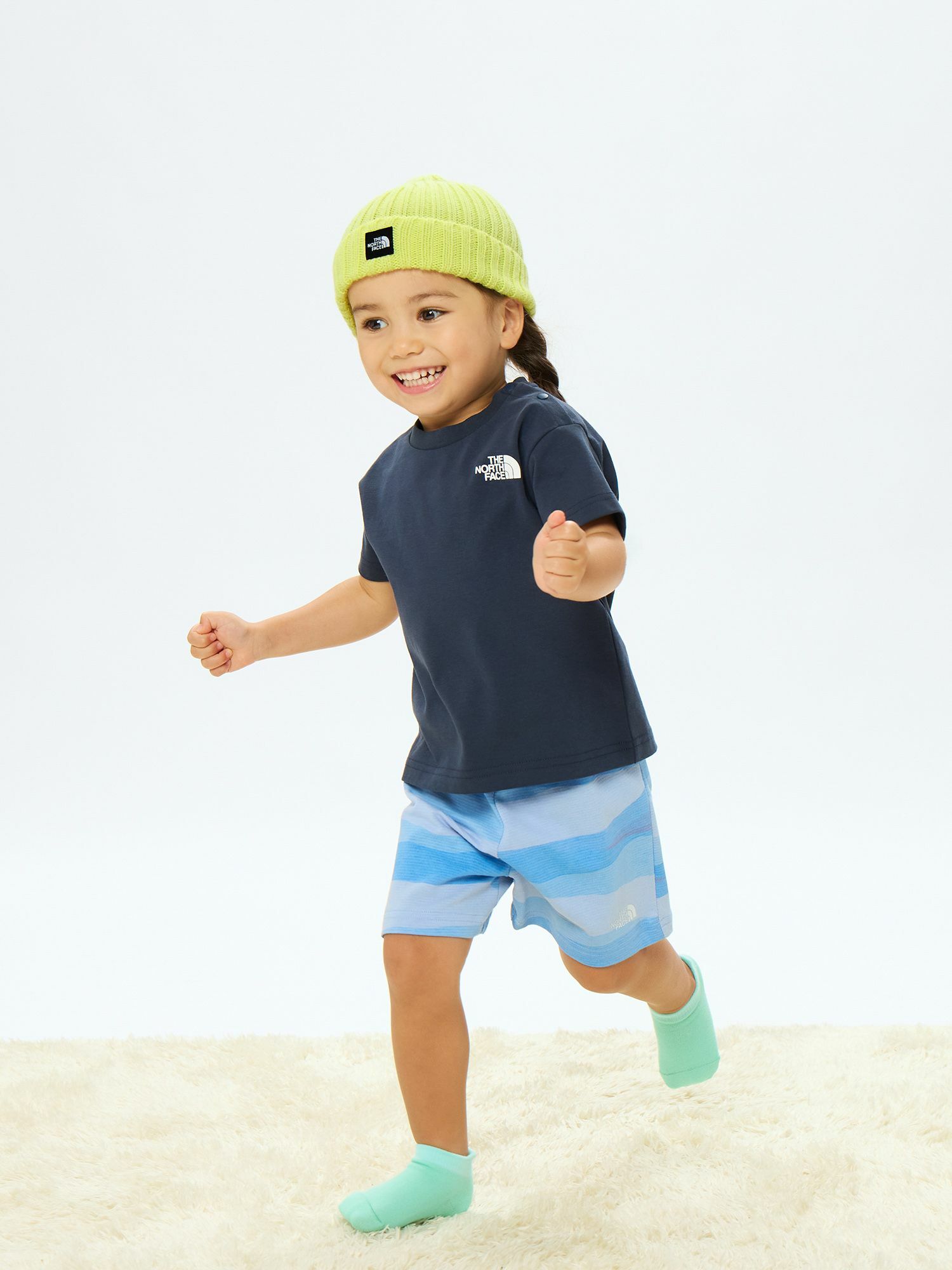 限時折扣預購┃日本 嬰兒款 THE NORTH FACE BANDANA SQUARE LOGO TEE 變形蟲 短T