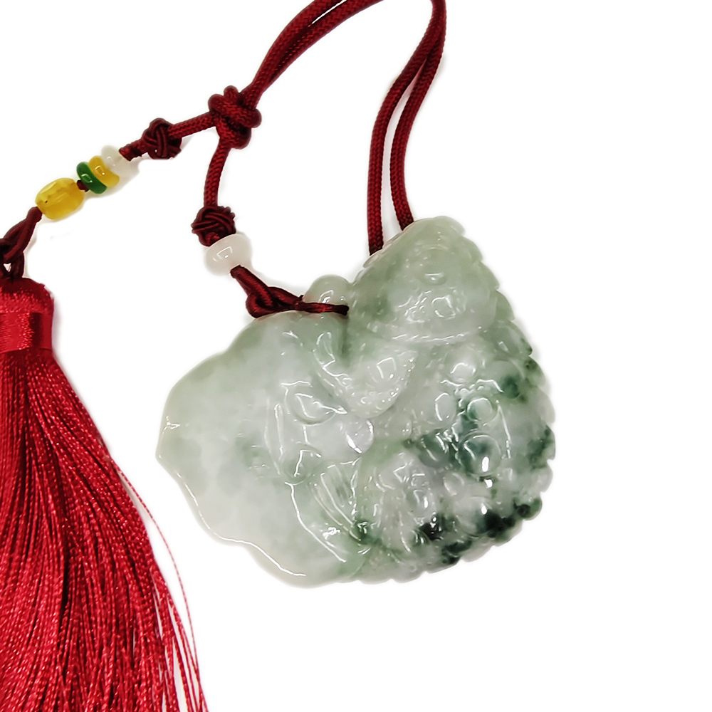祥獸 今非昔比 天然緬甸翡翠 吉祥掛飾【十方】137046