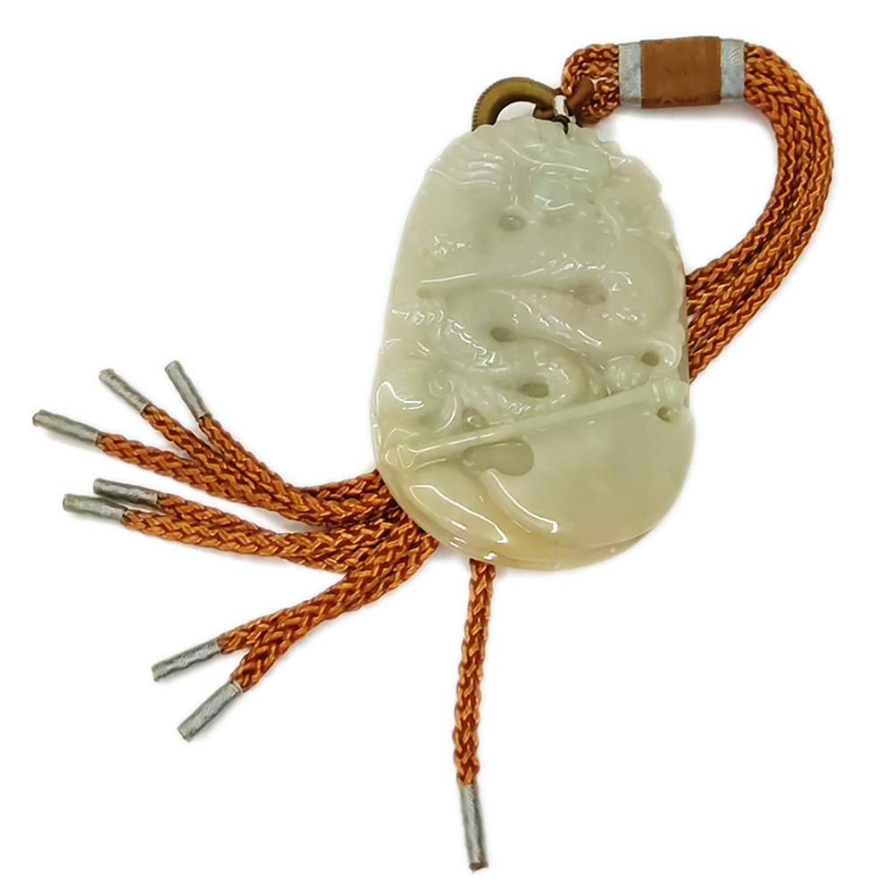 府上有龍{緬甸玉}吉祥掛飾【十方】135517