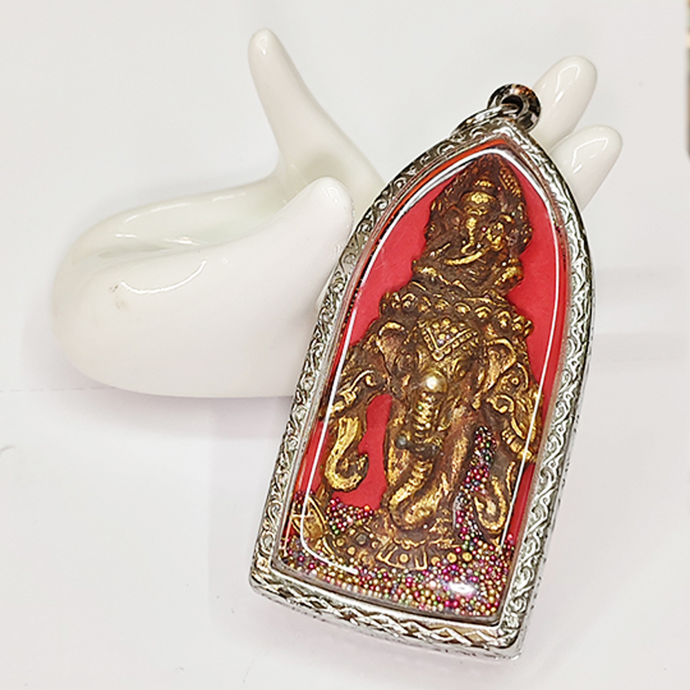 象鼻財神+七彩供珠 佛牌【十方】147272