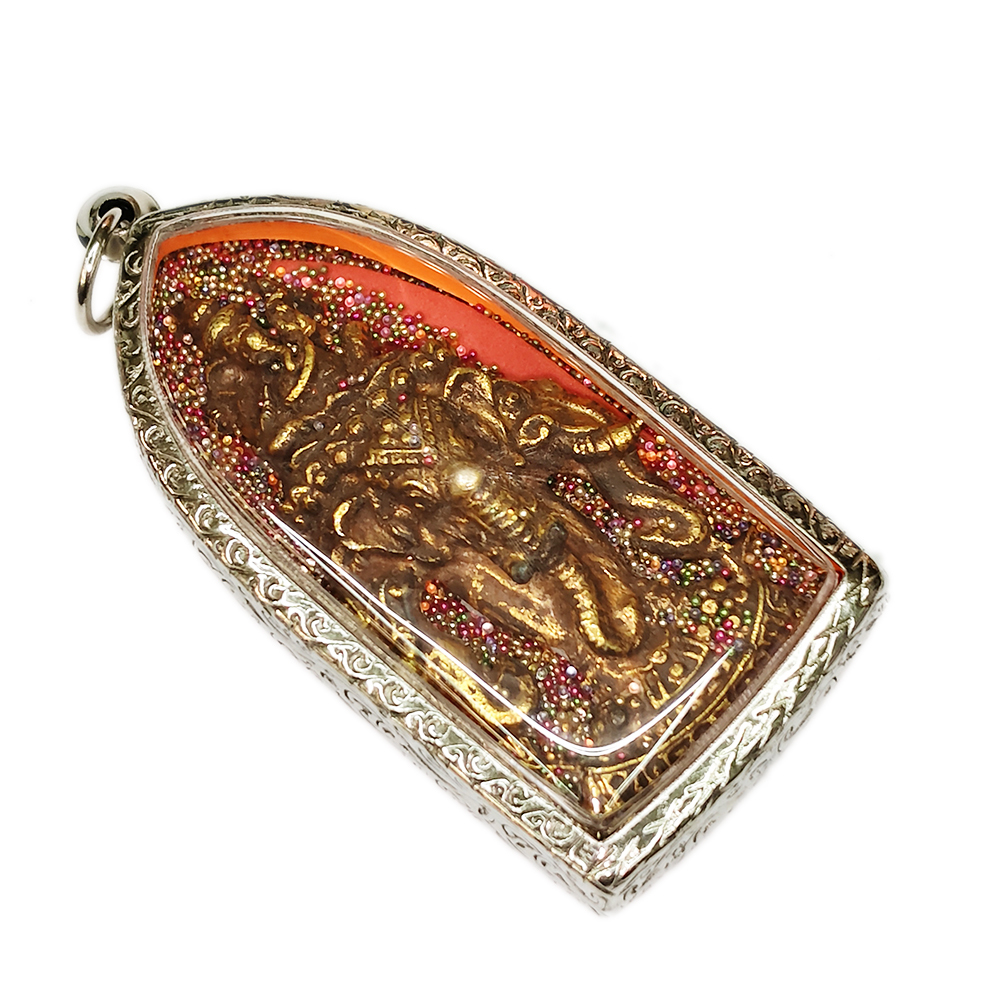 象鼻財神+七彩供珠 佛牌【十方】147272