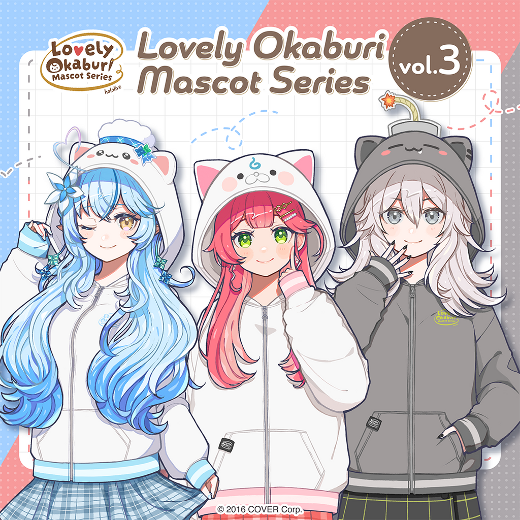 「官品代購」hololive Lovely Okaburi Mascot Series vol.3 🌸♌☃️ (さくらみこ/獅白ぼたん/雪花ラミィ)