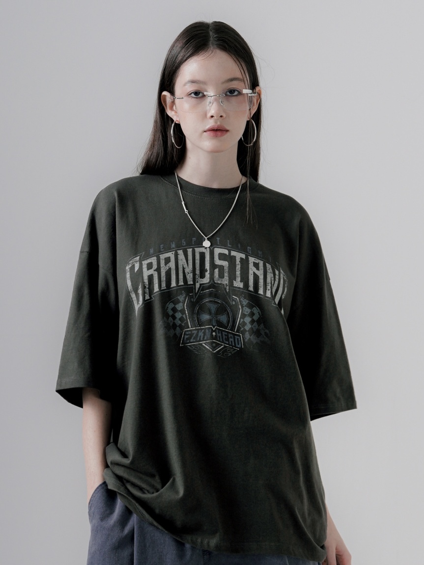 <預購> 韓國 EZKATON GRANDSTAND高磅純棉短T