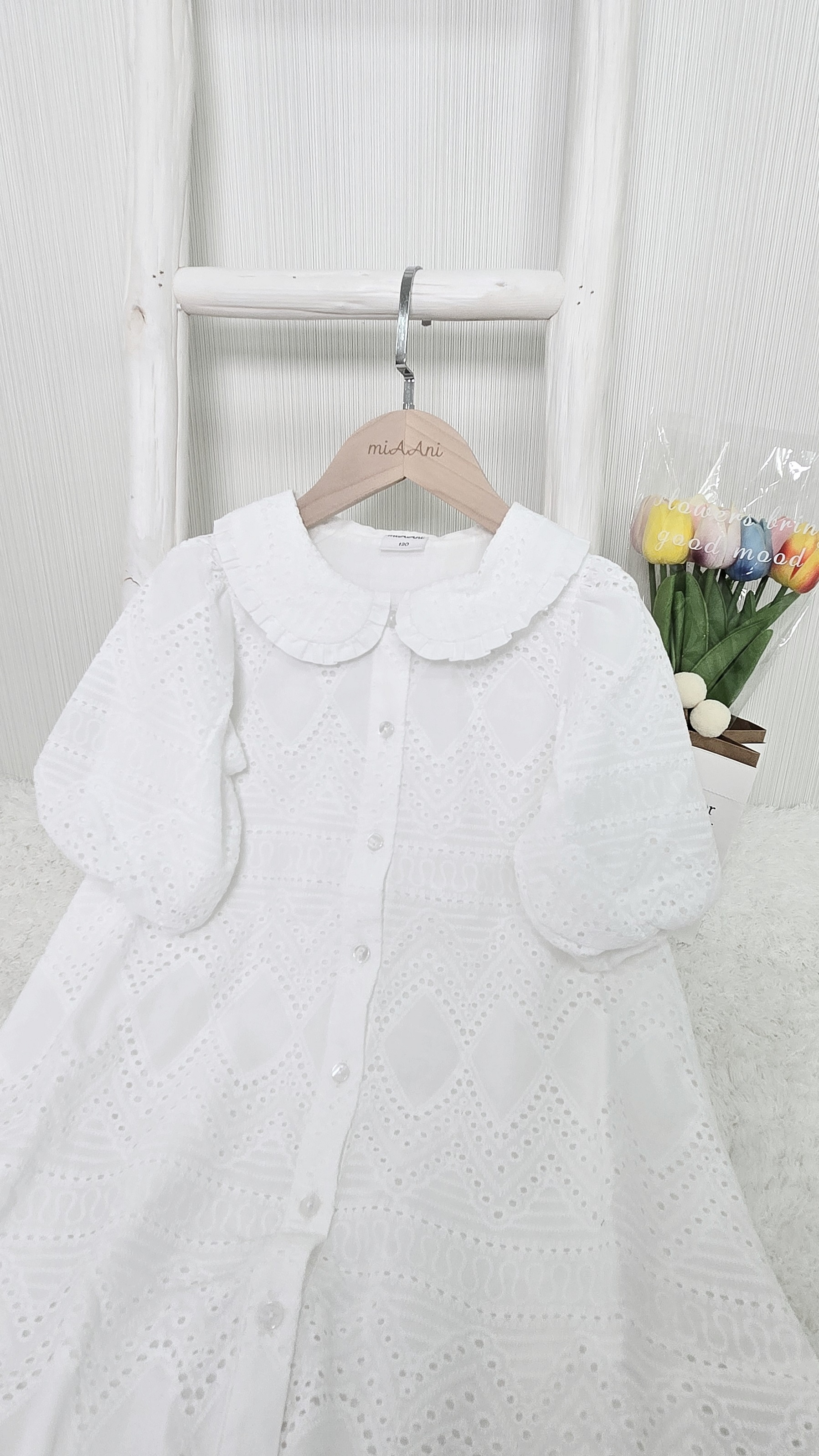 限量款 - Hazel 純棉車花連身裙