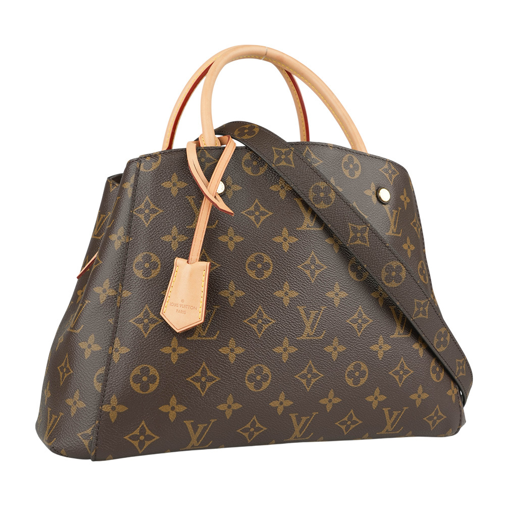 【Louis Vuitton】Monogram Montaigne MM 手提/斜背包