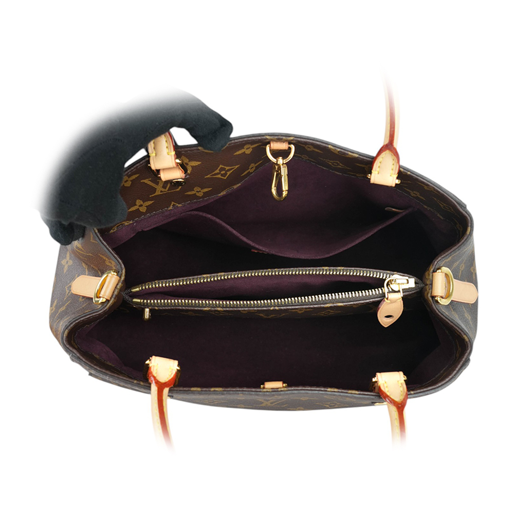 【Louis Vuitton / LV】Monogram Montaigne MM 手提/斜背包 M41056