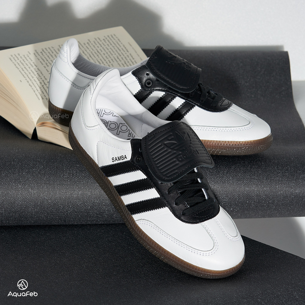 Adidas Samba 女鞋 白黑色 運動 休閒 膠底 德訓鞋 板鞋 大鞋舌 休閒鞋 JI3199