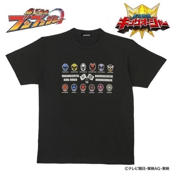 229836 Pbandai 預訂 2025/6月 Vシネクスト『爆上戦隊ブンブンジャーVSキングオージャー』Tシャツ