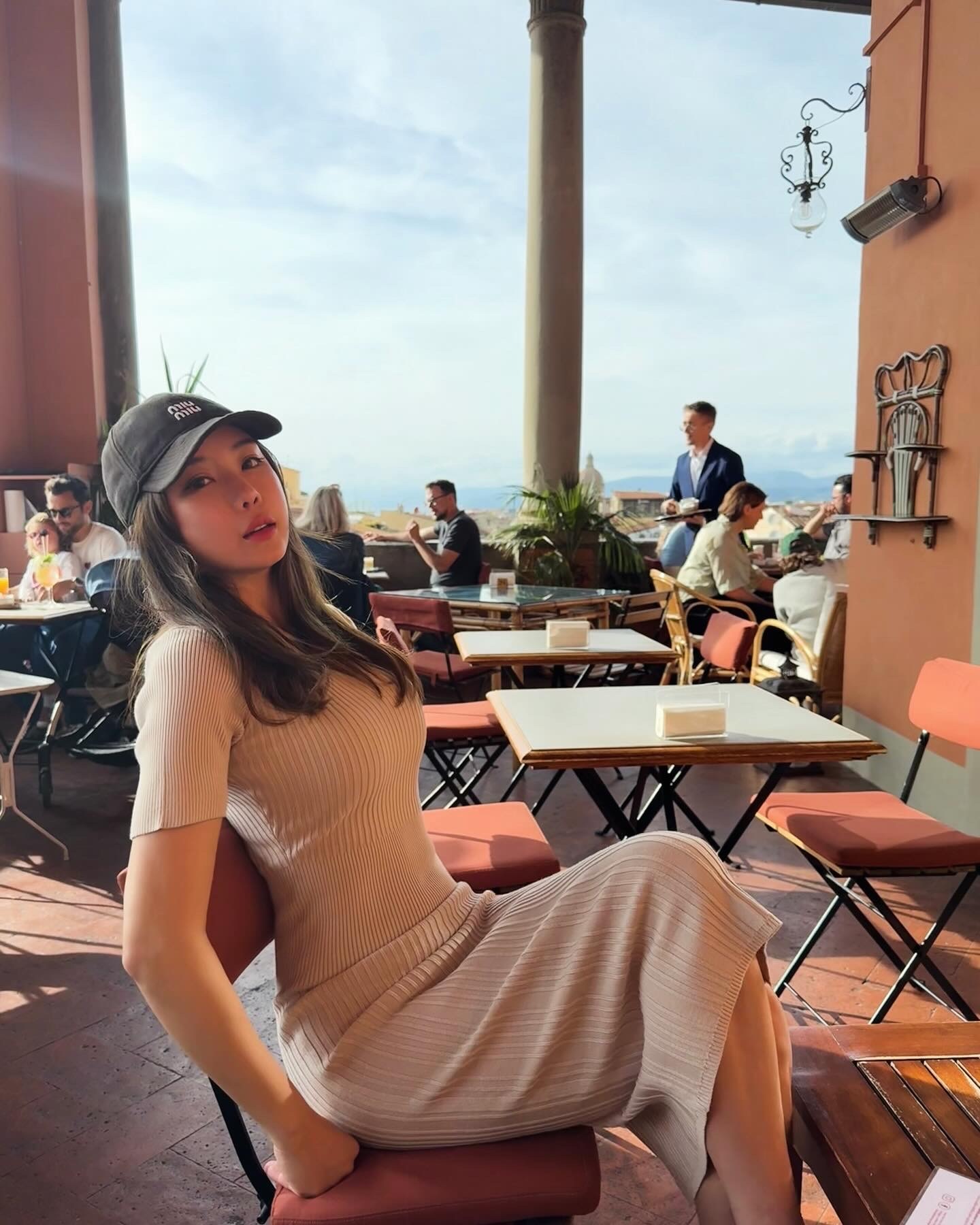 Lazy Sunday 短袖針織修身洋裝