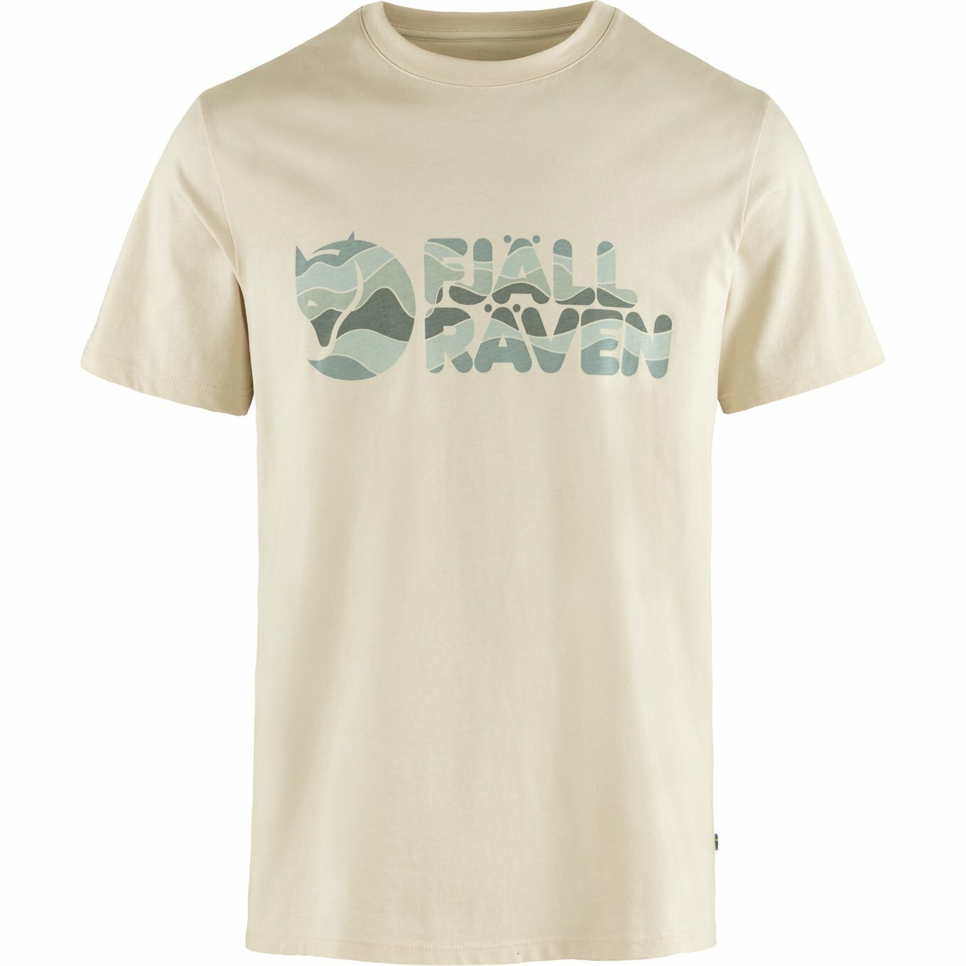 Fjallraven 北極狐 小狐狸 Multicolor Logo T-shirt M 男款 短袖T恤 有機棉短袖上衣 F12600268-113 粉筆白 [HappyOutdoor]
