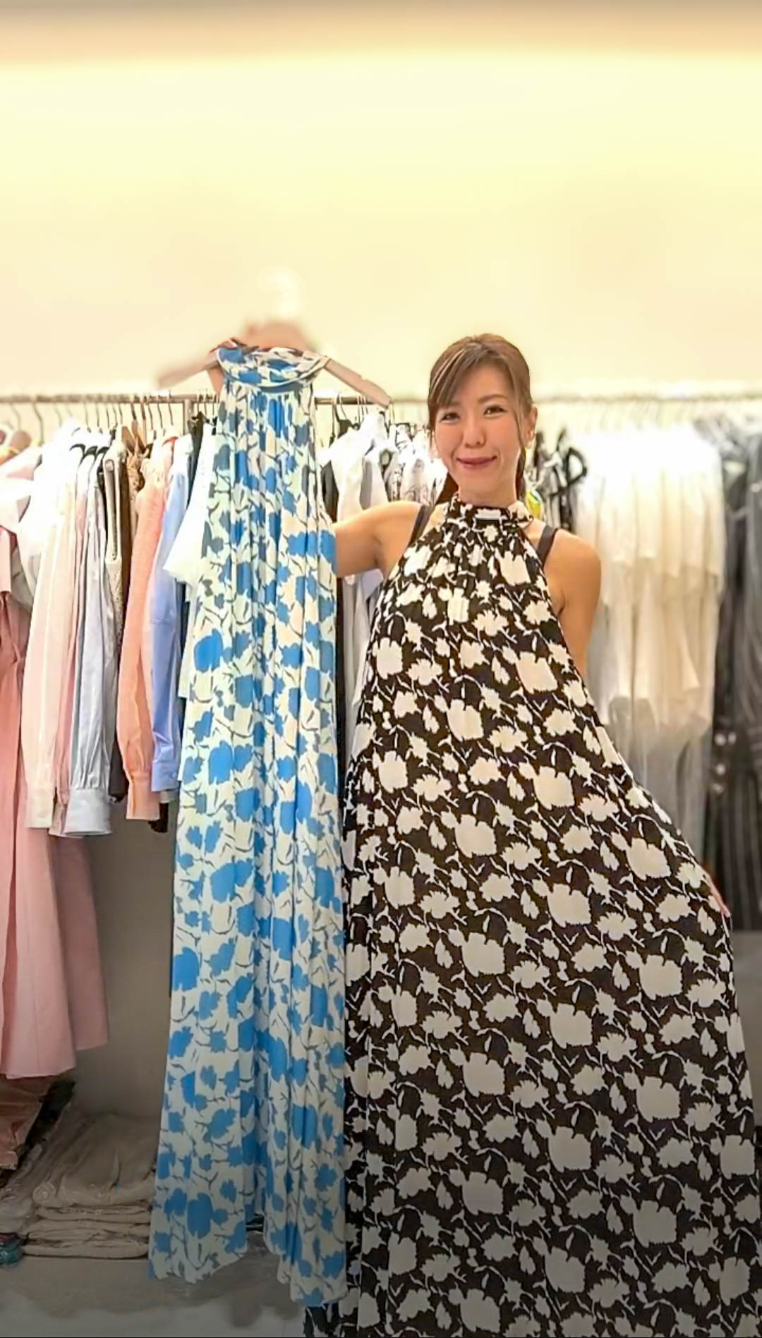 PM_K8335  ▶️抽象花朵 背心洋裝 👉B:110cm W:cm H:cm L:150cm👈