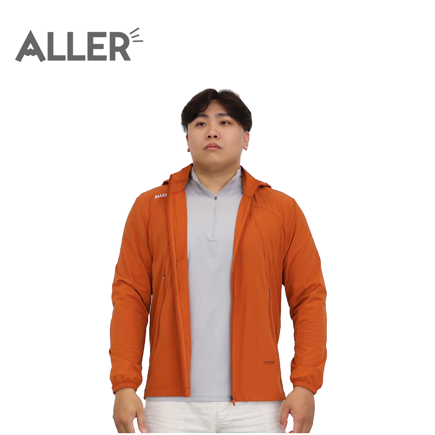 ALLER 風沙卡防曬外套 男款 (3色) 透氣/彈性/連帽/旅遊 14AL8688A