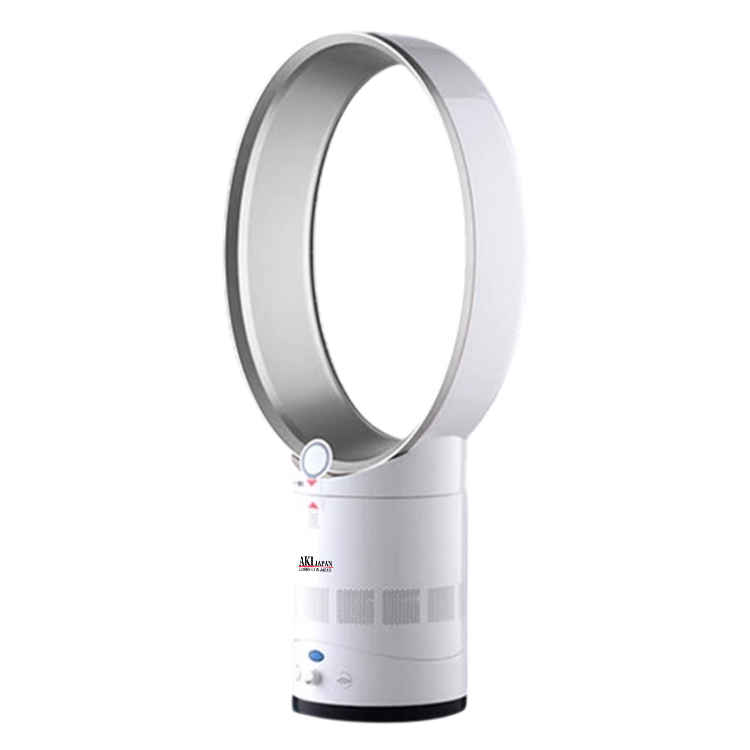 AKI Japan New 14-inch bladeless fan with air purification Desktop floor remote control electric fan A0239