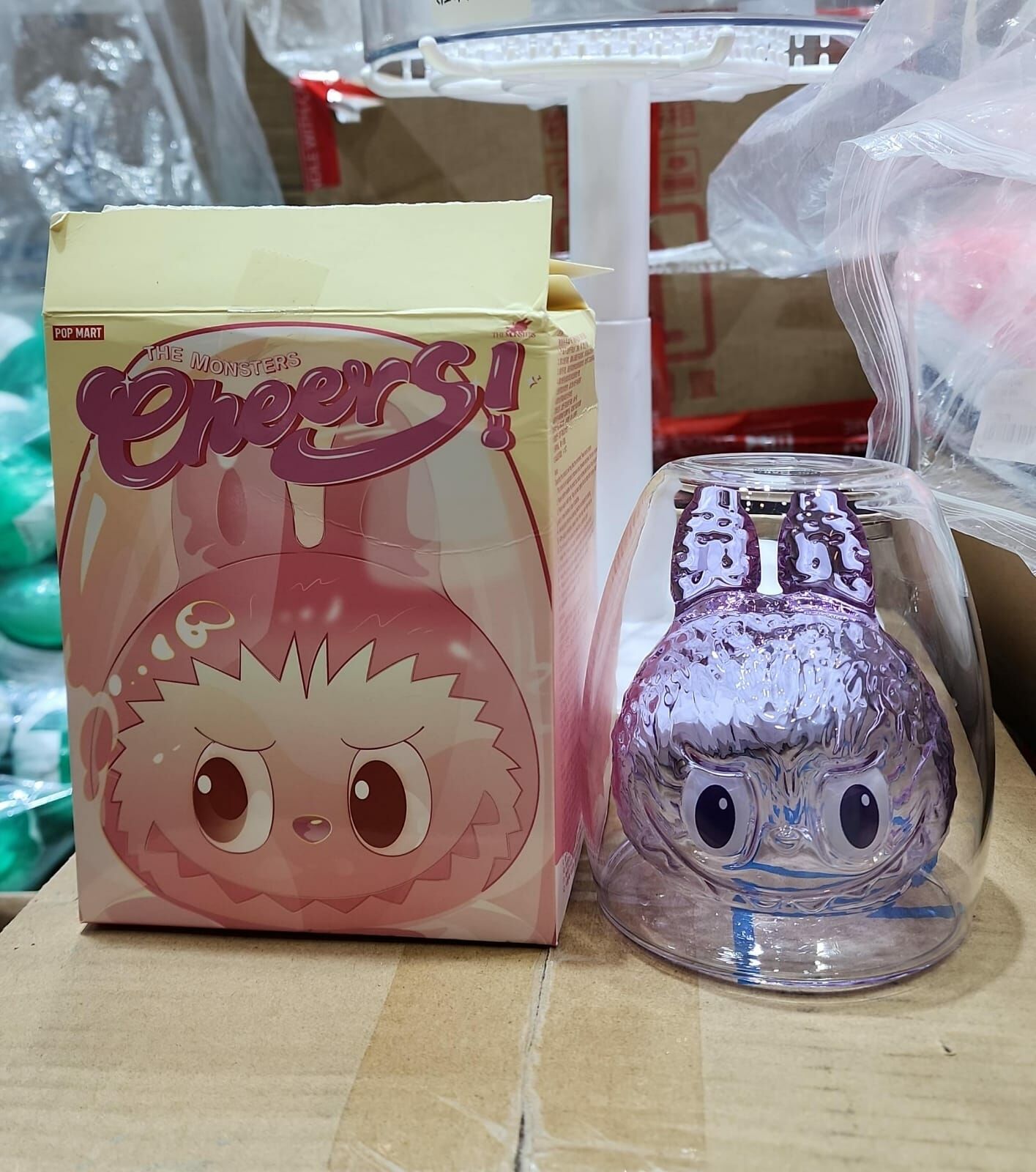 Labubu THE MONSTERS-CHEERS 雙層玻璃杯 (POP MART)
