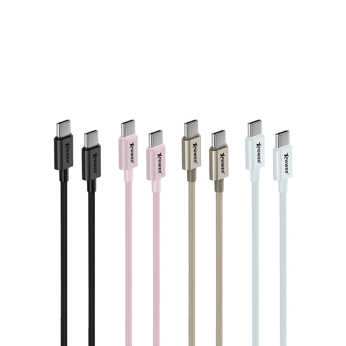 XPower CC60B 1.2m 鋁合金60W高速傳輸充電Type-C>Type-C線