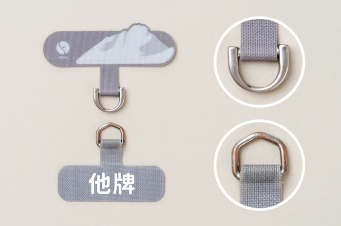 夾片五金磨砂霧銀不易生鏽