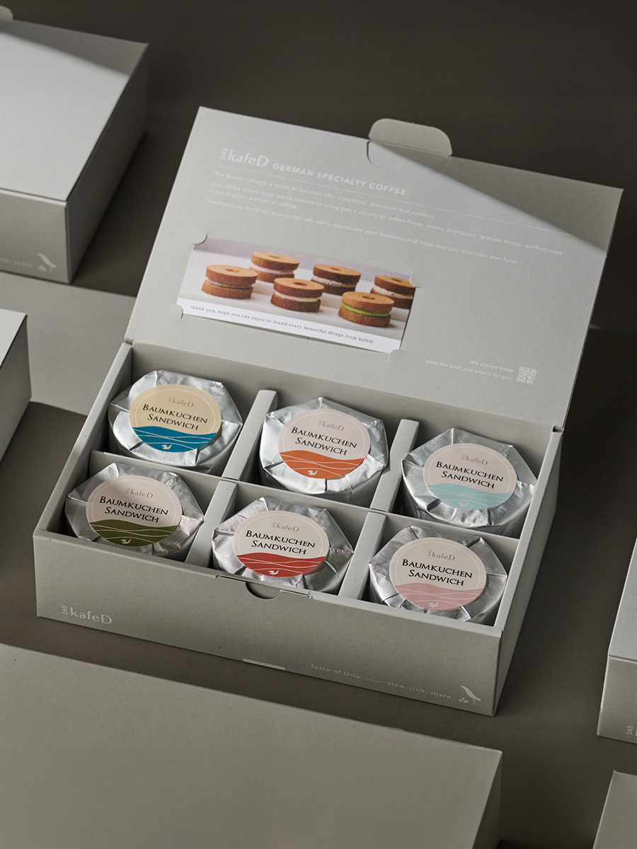 德式年輪厚夾心(六入)禮盒【奶油霜/生乳】