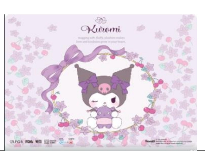 Cd6011  KUROMI 矽膠餐 墊