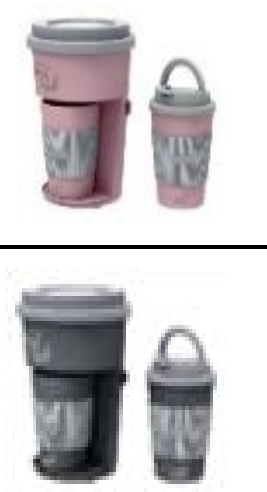 Cd6016  350ml 史諾比 單杯滴漏式咖啡機  粉紅色/白色