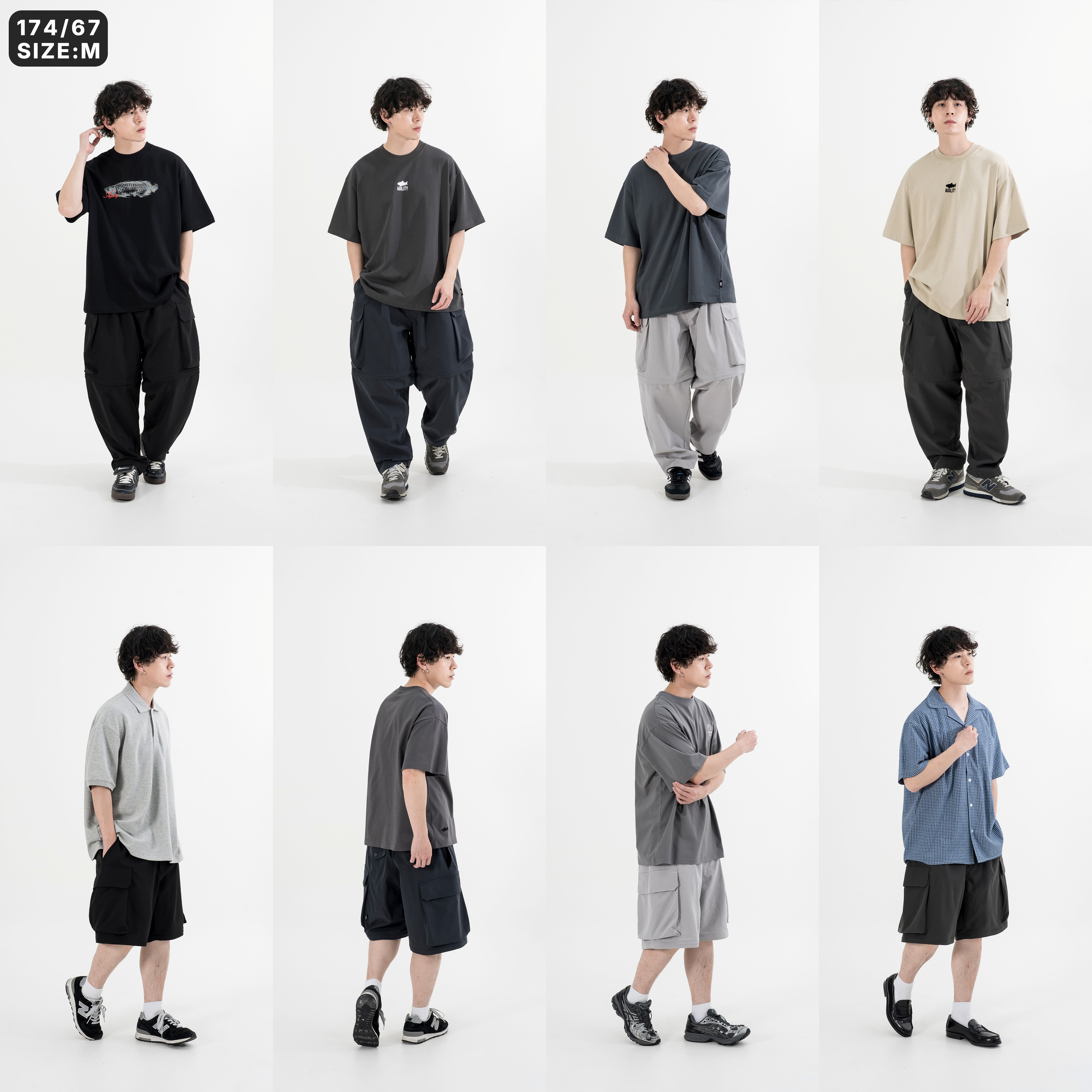 AGILITY Detachable Loose Pants 防潑水 多口袋 可拆長褲 [H35]