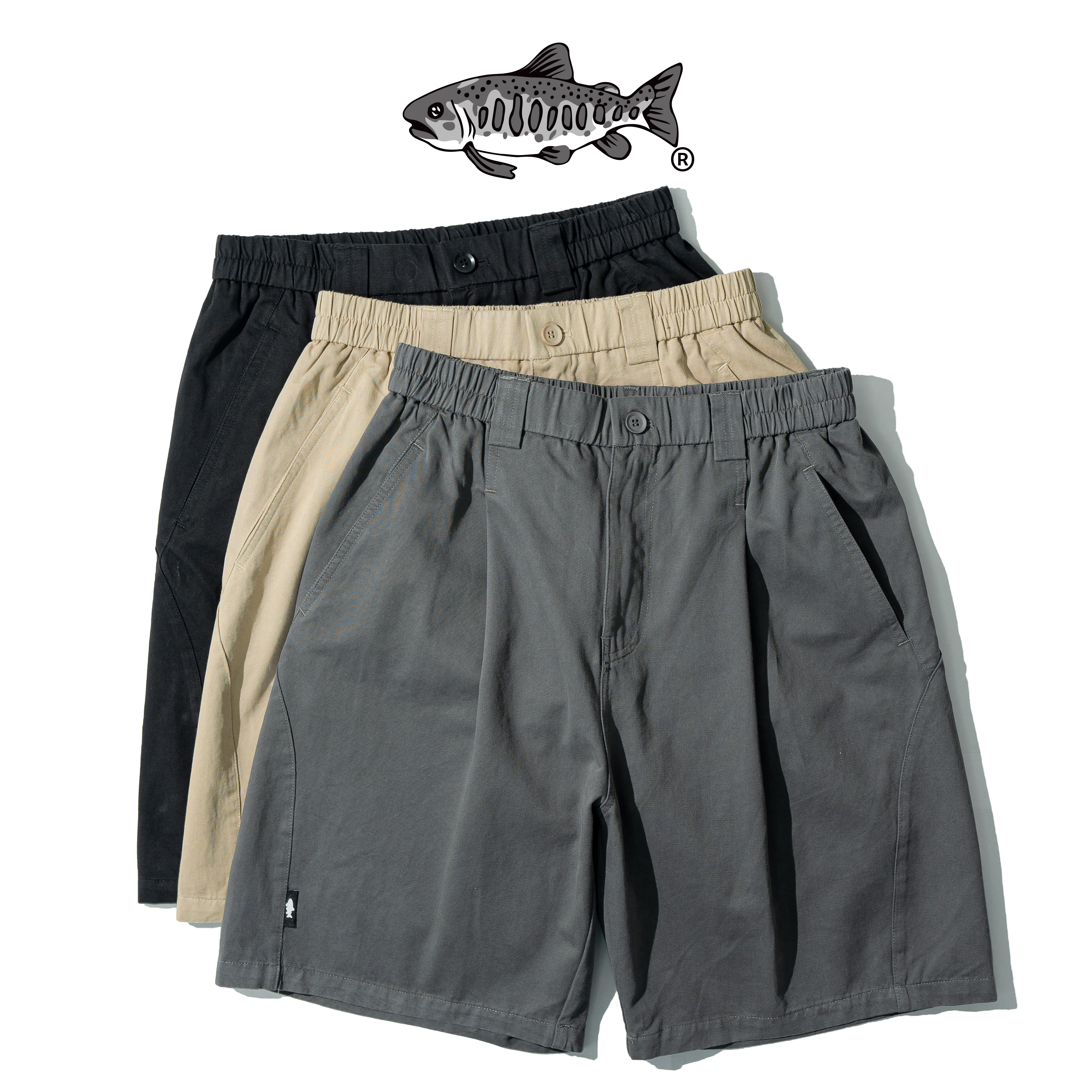 AGILITY Wide Leg Tailored Chino Shorts 打褶 弧形闊腿 短褲 [S1]