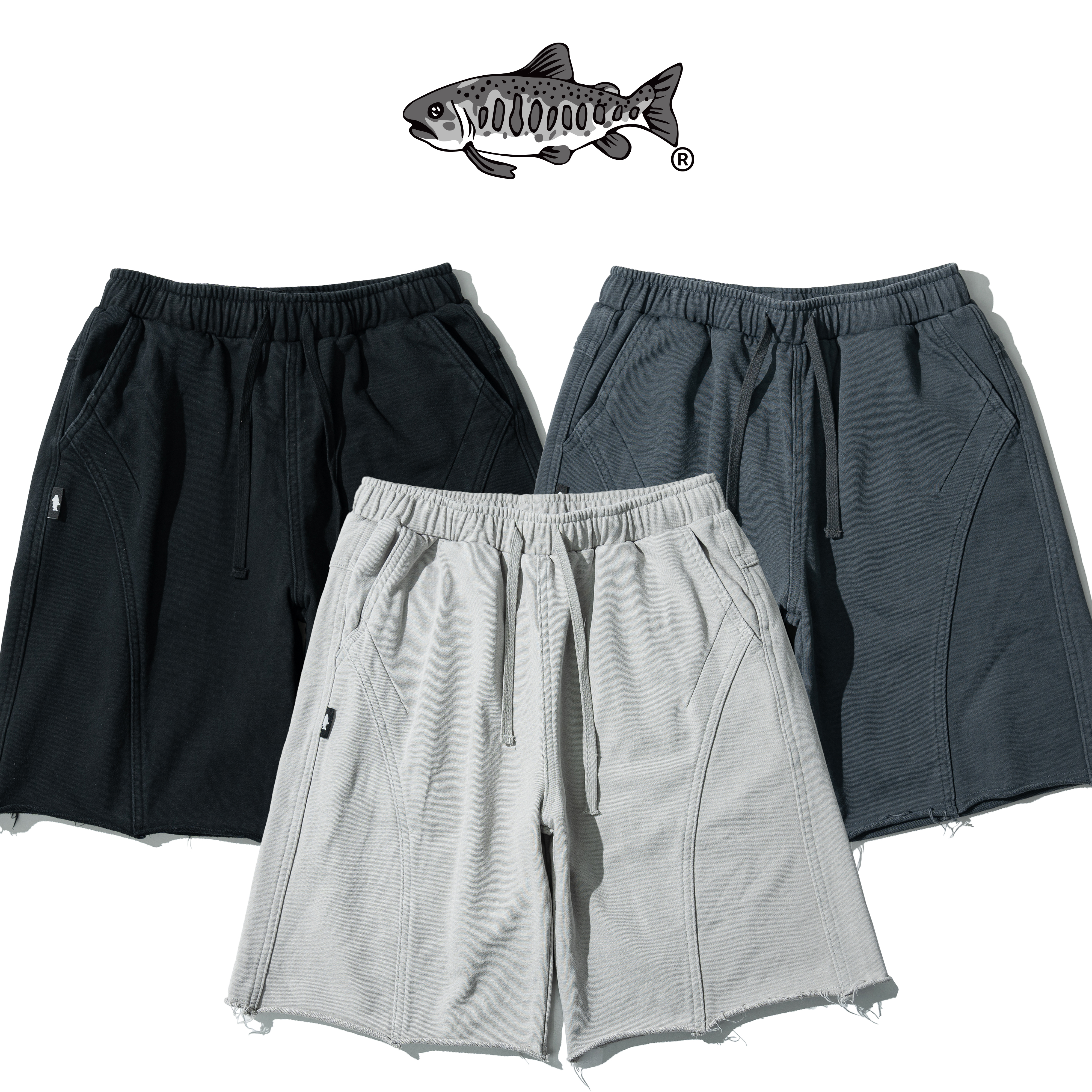 AGILITY Wide Leg Vintage Sweat Shorts 寬版 水洗棉 短褲 [WC68]