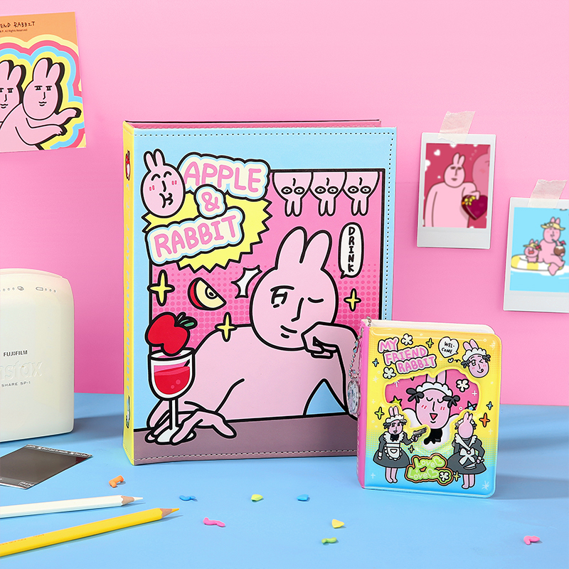 粉紅兔子收納卡冊 (大)