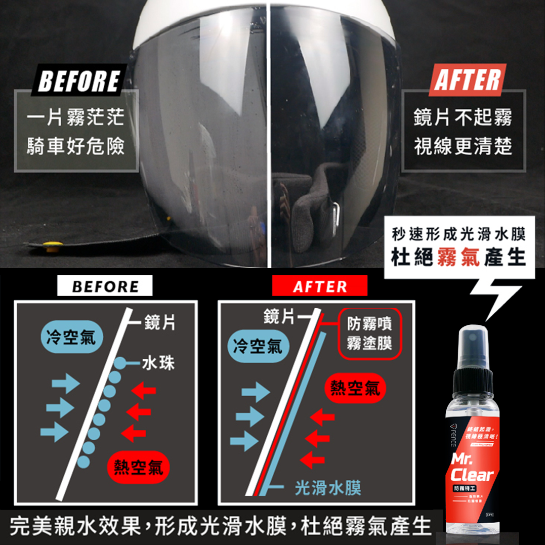 T-FENCE 防御工事 防霧特工 強效鏡片防霧噴霧 50ml