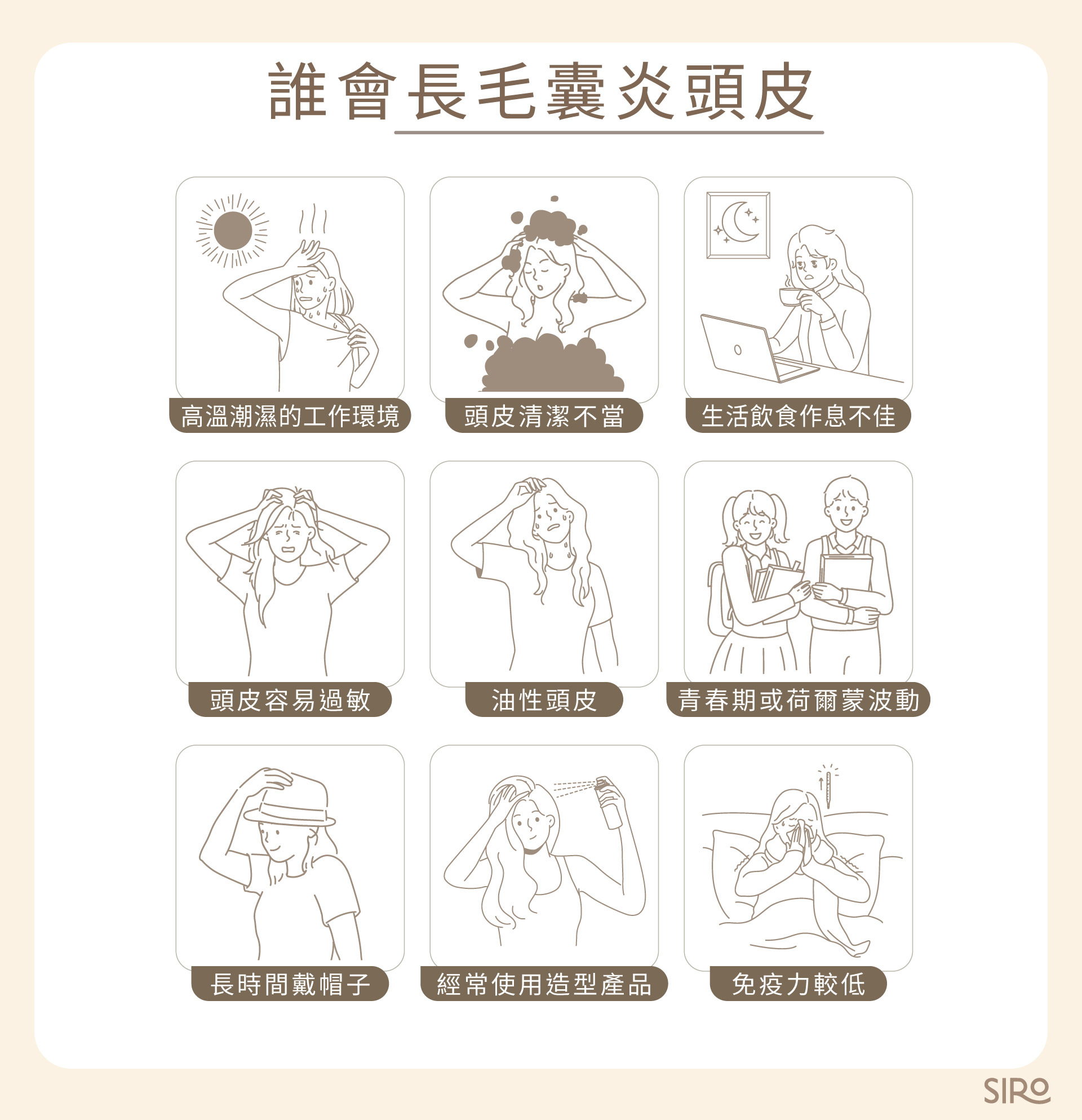 誰會長毛囊炎頭皮？有哪些好發族群？