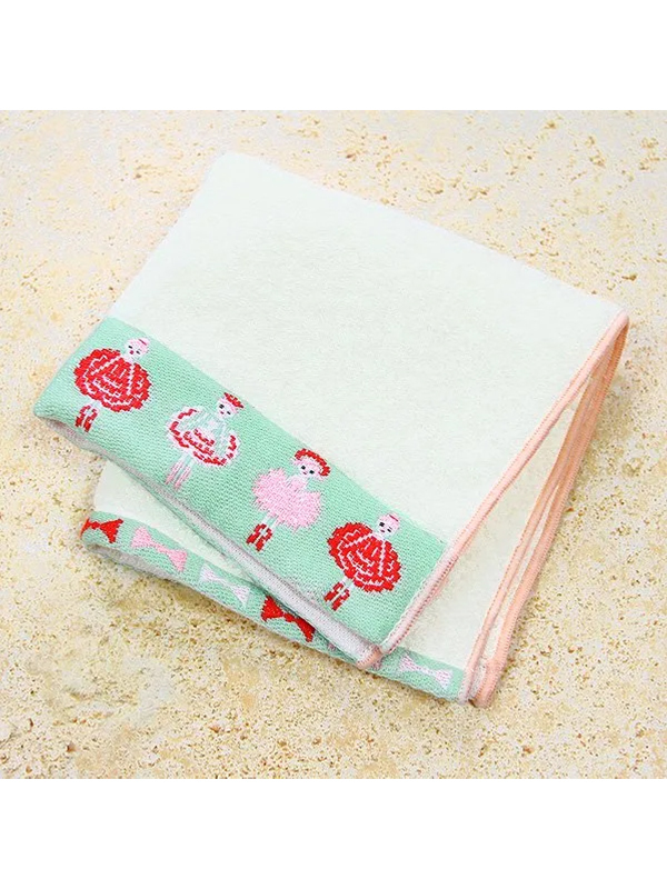 日本 Shinzi Katoh 加藤真治【芭蕾可愛小方巾 (SKTC223)】