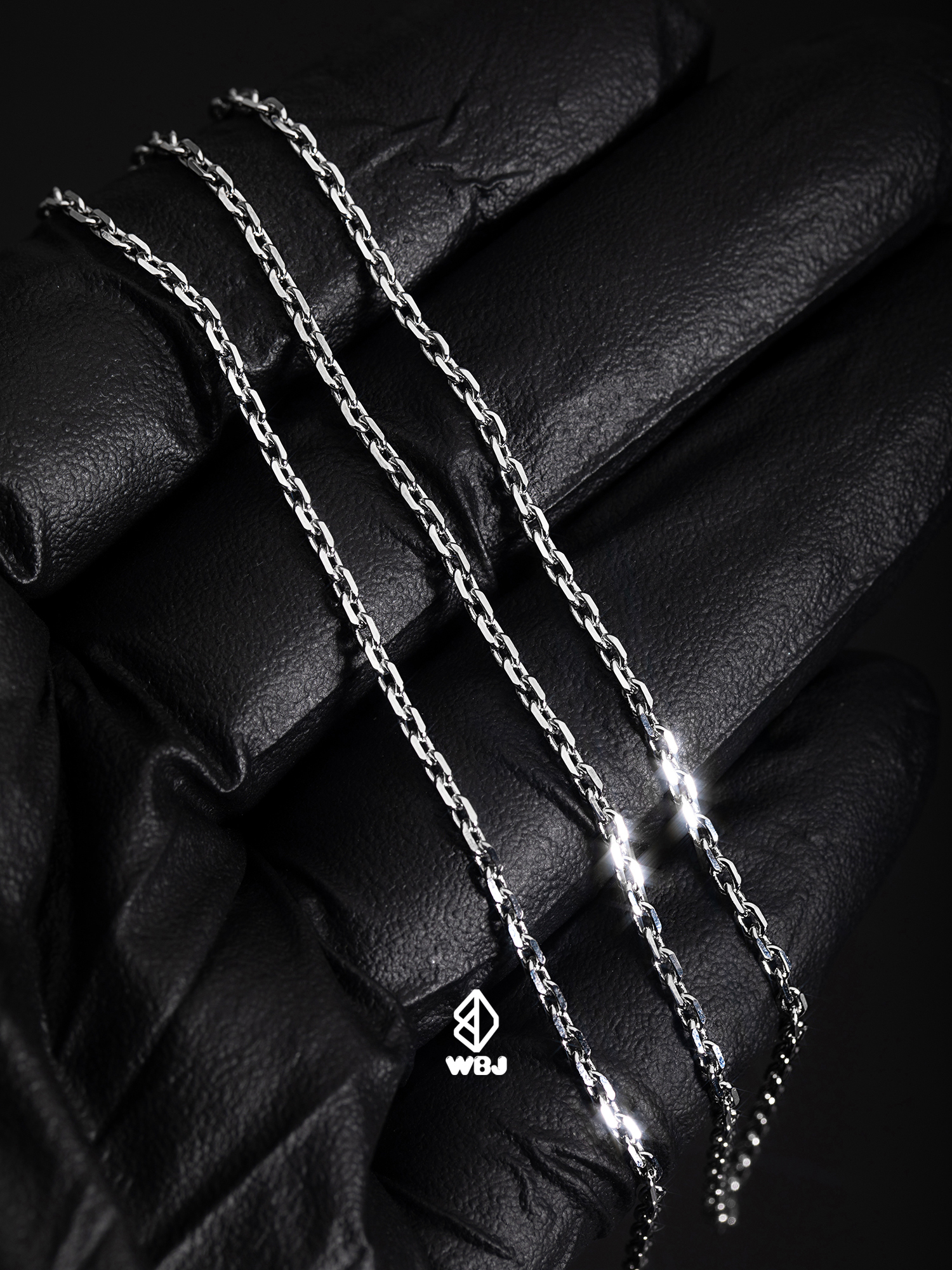 WBJ訂製珠寶 2mm純銀十字項鍊