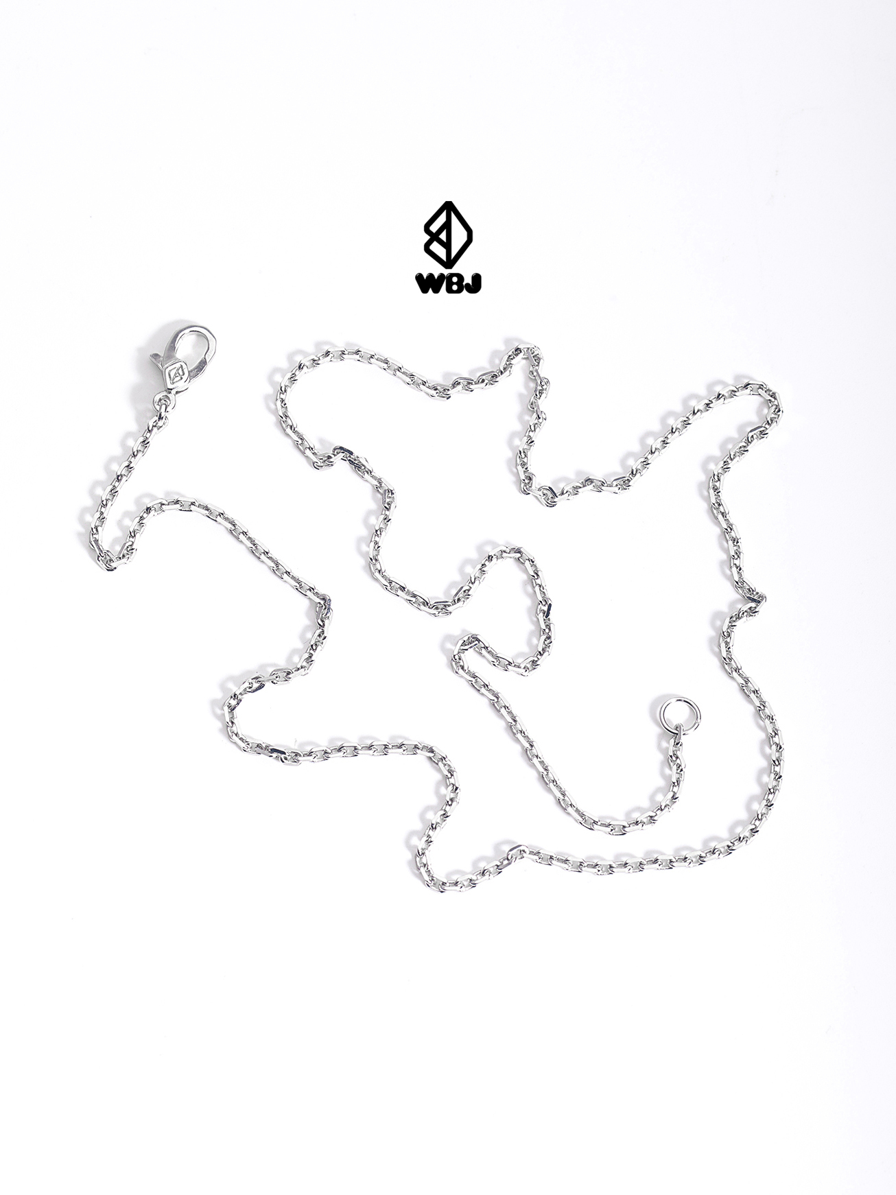 WBJ訂製珠寶 2mm純銀十字項鍊